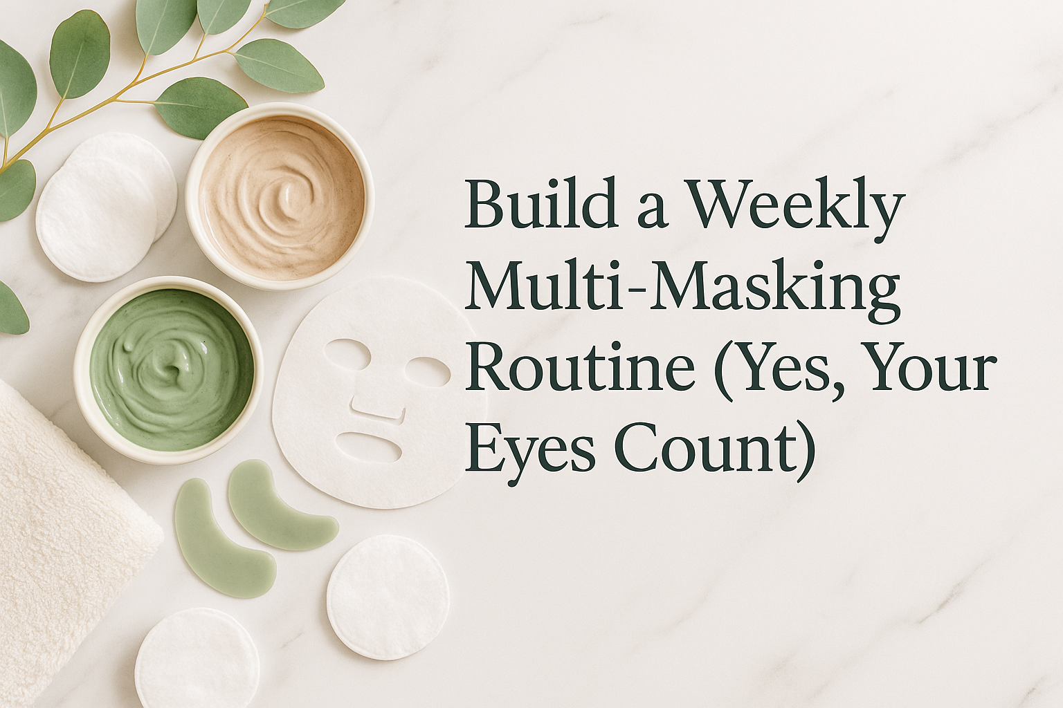 Build a Weekly Multi-Masking Routine (Yes, Your Eyes Count) 🎭👀