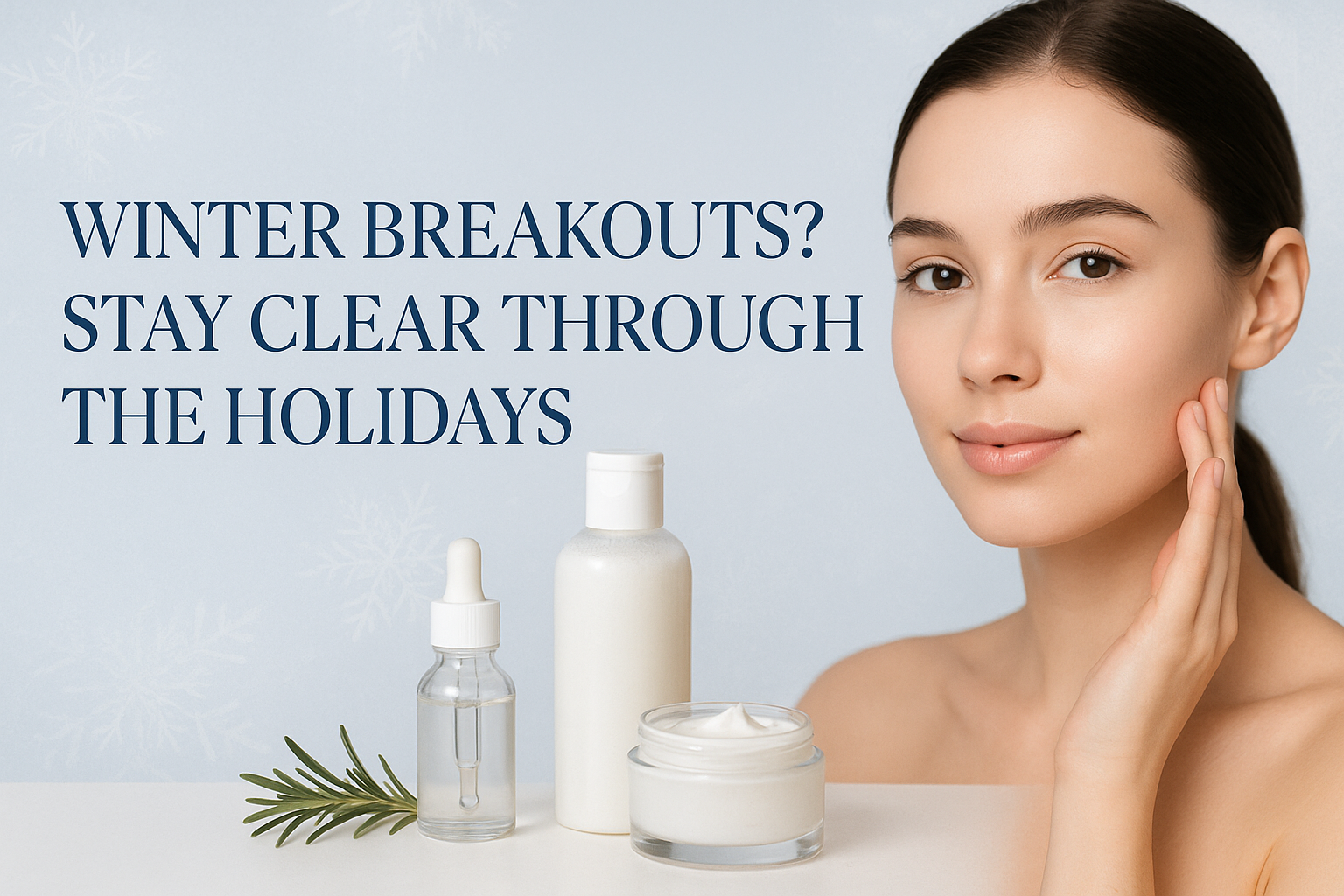 Winter Breakouts? Stay Clear Through the Holidays ❄️🎄