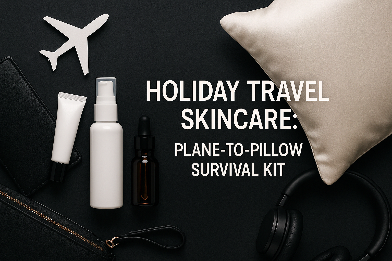 Holiday Travel Skincare: Plane-to-Pillow Survival Kit ✈️🎄