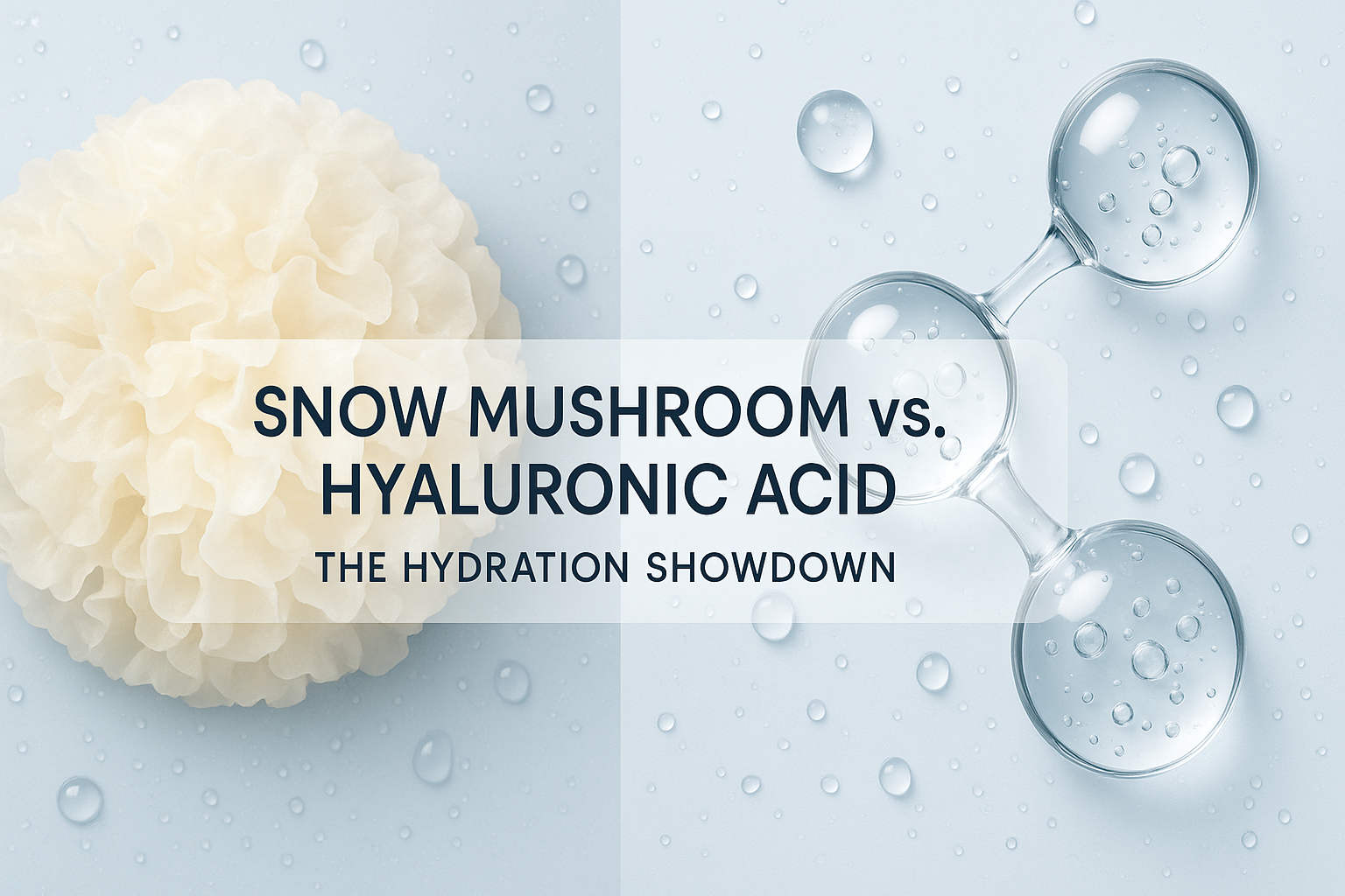Snow Mushroom vs Hyaluronic Acid: The Hydration Showdown 💧🍄