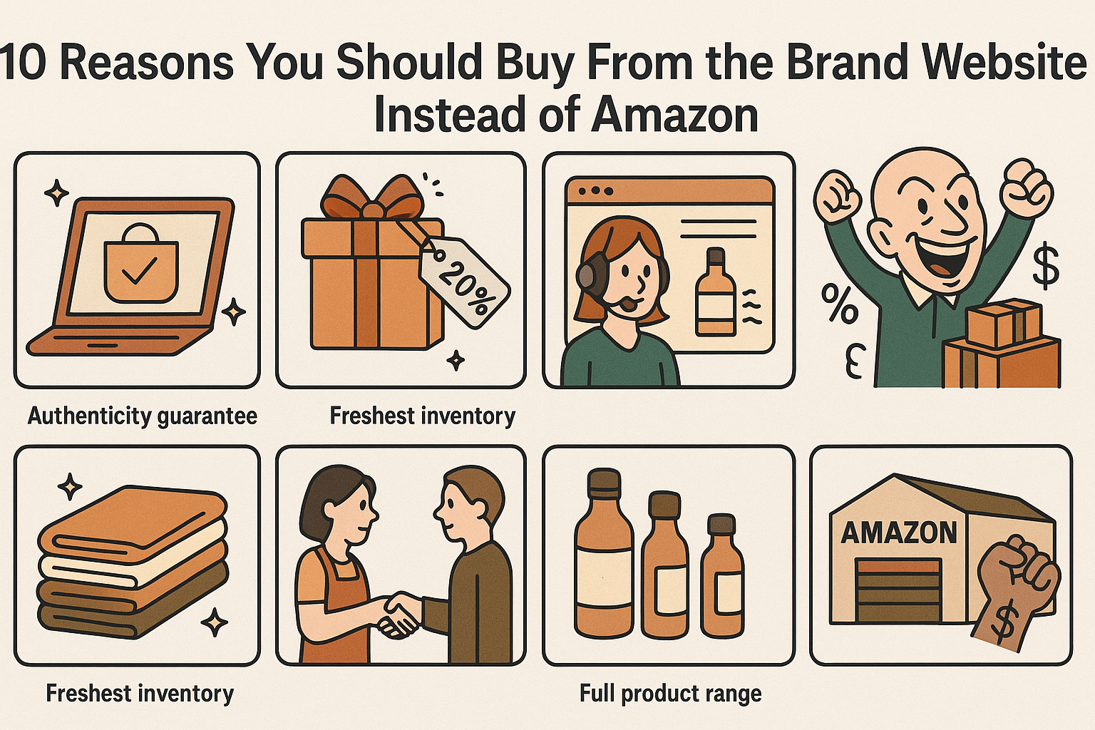 10 Reasons You Should Buy from the Brand Website Instead of Amazon
