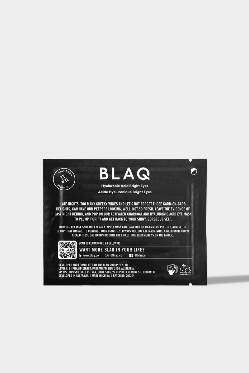 Hyaluronic Acid Eye Mask BLAQ