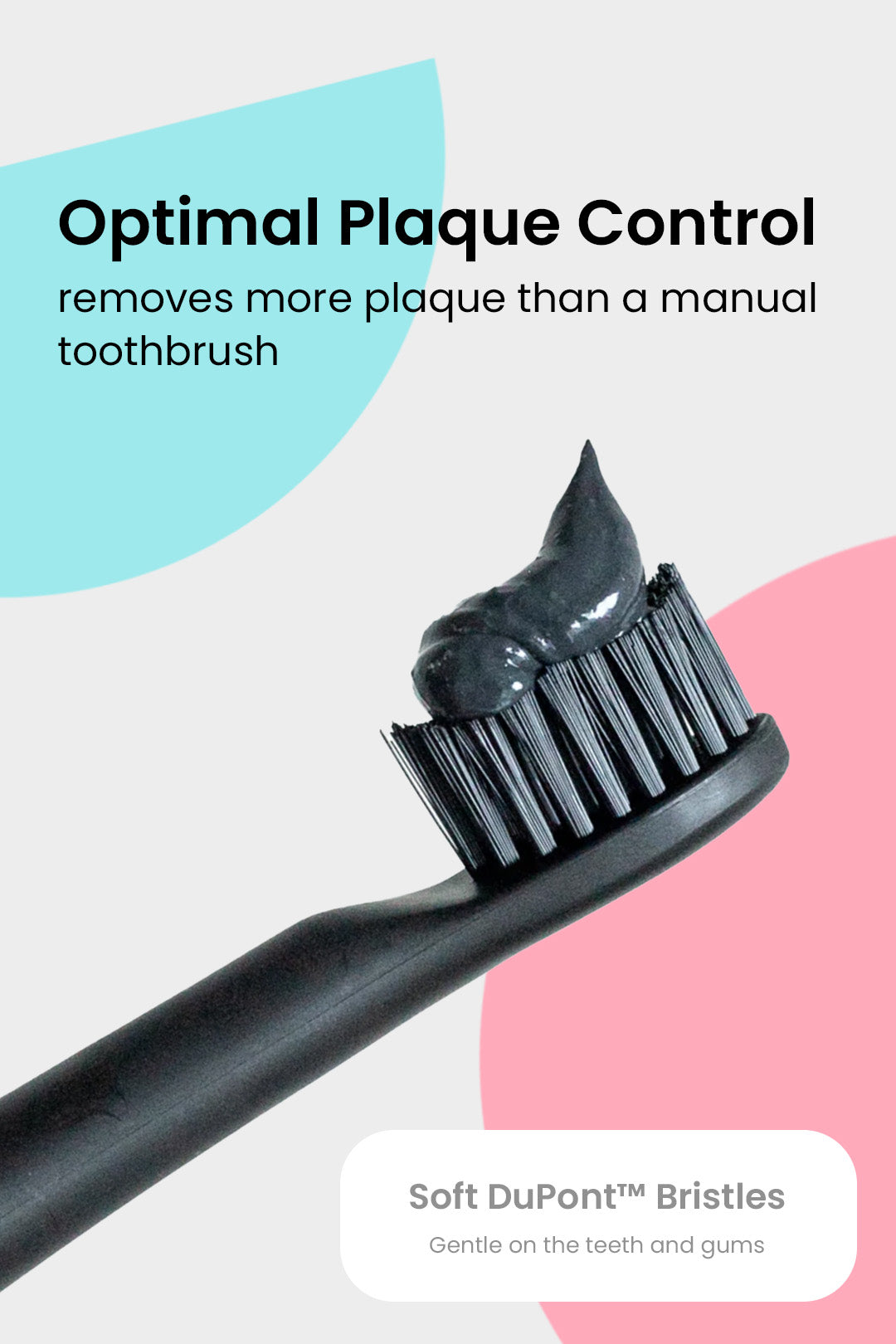 Electric Toothbrush Replacement Heads 2Pack BLAQ